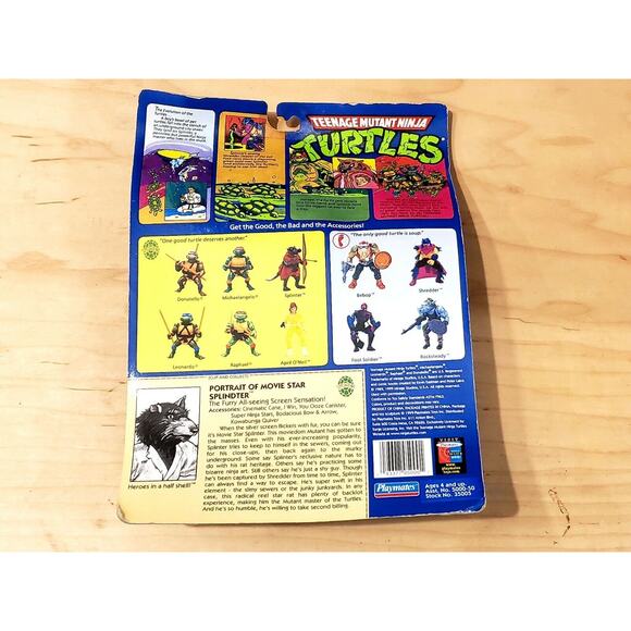 🐢 Vintage Playmates TMNT Movie Splinter 🐢 - Picture 3 of 3